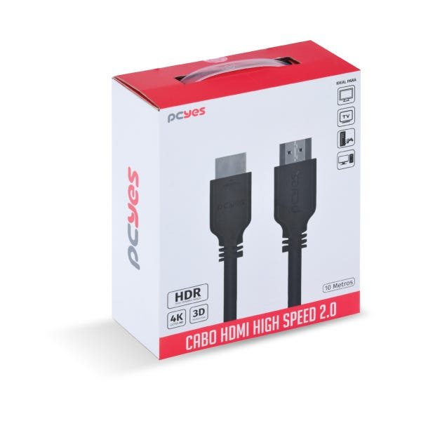 CABO HDMI 2.0 4K 30AWG PURO COBRE 10 METROS - PHM20-10 - 7