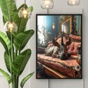 Ver imagem 1 de Quadro Decorativo Zebrinha Pet Unicórnio 24x18cm - com Vidro:moldura Preta