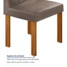 Conjunto Sala de Jantar 4 Lugares Retangular Tampo MDF com Mesa e Cadeiras Carol - 8