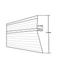 Ver imagem 2 de Perfil Redutor de Aluminio para Vinilico 3m - New Ponta: Natural