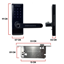 Fechadura Eletrônica Pado Fde300 W com Gateway Wi-fi Resistente a Água - 3