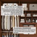 Ver imagem 7 de Guarda-Roupa Casal 6 Portas 267cm 100% MDF Linhares Espresso Móveis Marrom/Jequitiba