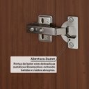 Ver mais imagens de Guarda-Roupa Casal 6 Portas 267cm 100% MDF Linhares Espresso Móveis Marrom/Jequitiba