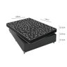 Cama Box Casal 138 Tecido Preto com Colchão D20 Tampo Preto 12cm - 2