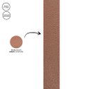Ver imagem 2 de Espelho Redondo 80cm Moldura em Couro Caramelo Lyo