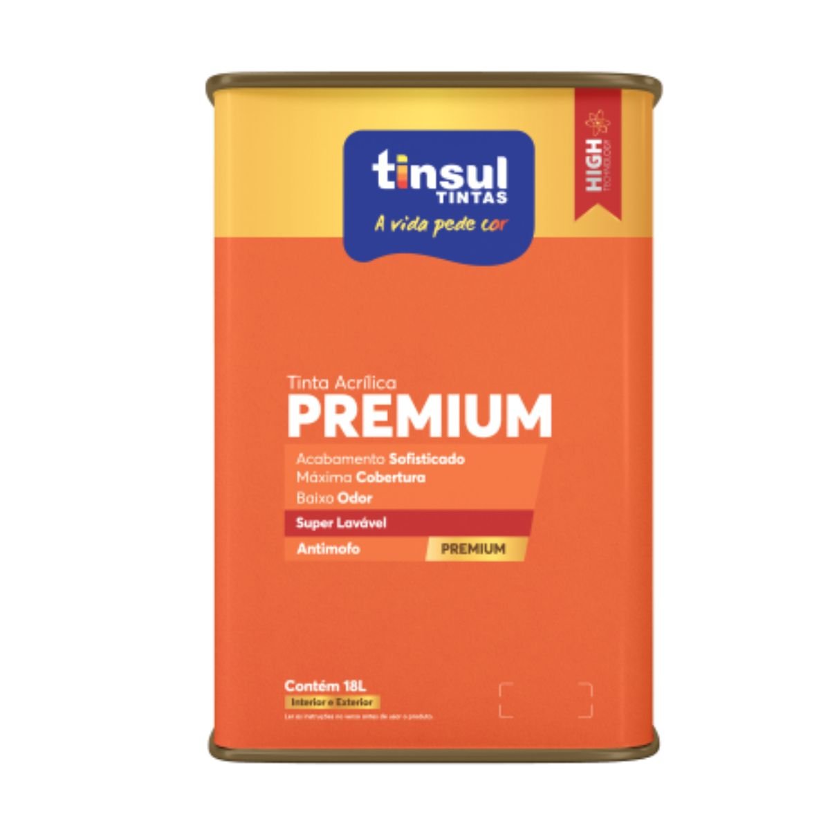 Base a Acrílico Semibrilho Premium 16l | Tinsul Bases