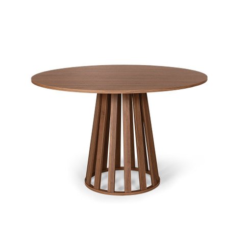 Mesa de Jantar Redonda 120cm 6 Lugares Gabi MDF Noronha - Straub Web