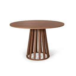 Mesa de Jantar Redonda 6 Lugares 120cm Gabi Noronha - Straub Web - 1