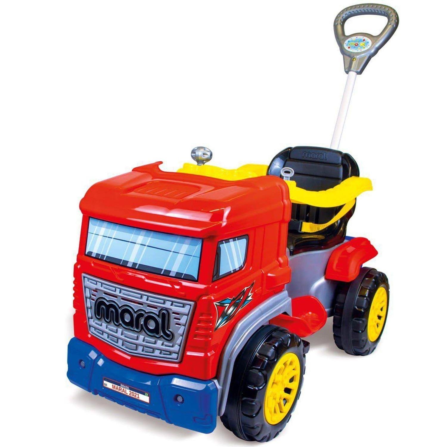 Caminhão de Pedal Vermelho Maral | MadeiraMadeira