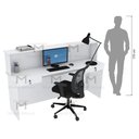 Ver imagem 6 de BALCÃO LOJA CAIXA M323.B 100% MDF (LOJA, ATENDIMENTO) MUNDI MOVEIS