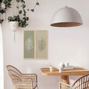 Ver imagem 3 de Dupla de Quadros Decorativos Folhagens em Linhas Delicadas