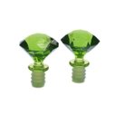 Ver imagem 1 de Tampa Rolha Garrafa Vinho Bebida Rosca Diamante Verde Screwcap