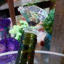 Ver imagem 6 de Tampa Rolha Garrafa Vinho Bebida Rosca Diamante Azul Screwcap