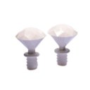 Ver imagem 1 de Tampa Rolha Garrafa Vinho Bebida Rosca Diamante Branco Screwcap