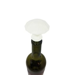 Tampa Rolha Garrafa Vinho Bebida Rosca Diamante Branco Screwcap - 5