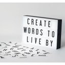 Ver imagem 3 de Lightbox Luminária Led Cinema + 96 Fichas Letras e Ícones
