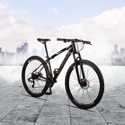 Bicicleta Aro 29 Quadro 15 Alumínio 24 Marchas Freio Disco Mecânico Aluminum Preto/Cinza - Raider - 3