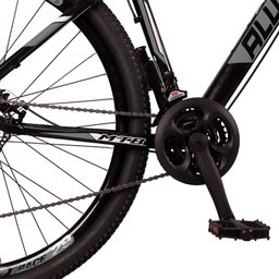 Bicicleta Aro 29 Quadro 15 Alumínio 24 Marchas Freio Disco Mecânico Aluminum Preto/Cinza - Raider - 9