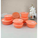 Ver imagem 2 de Tupperware Kit 8 Peças Cristalwave Salmão Kit 8 Peças Cristalwave Salmão