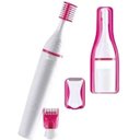 Ver imagem 3 de Depilador pelos faciais feminino com 4 peças aparadoras Sweet Sensitive Precision - Branco com rosa