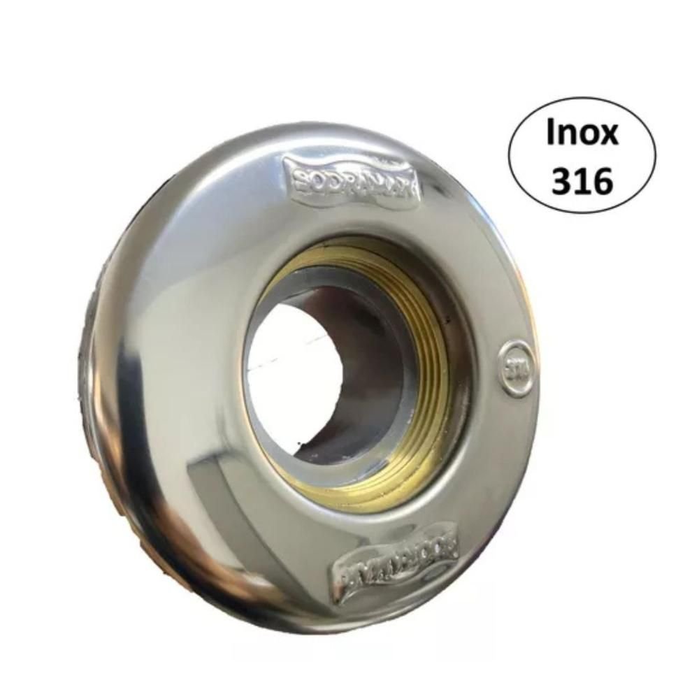 Dispositivo de Aspiração/ralo Pratic Inox 316 Sodramar - 3