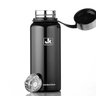 Garrafa Térmica Jk Inox 1100 Ml Com Tampa Café Chá Suco água Cor:Preto - 3