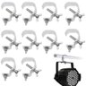 Kit 10 Garra Clamp Lorben Alumínio Q15 a Q30 Gancho Fixação Iluminação Moving Canhão Luz - 5
