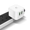 Carregador 2 Portas USB 2.4A Universal Branco Uc-210 C3Tech - 3