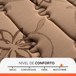 Colchão Queen Ortopédico D33 Pillow Top Van Gogh 158x198x29cm Marrom - 4