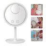Espelho Portátil para Máquiagem com Luz LED e Ventilador - 4