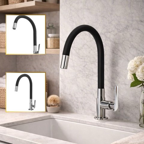 Torneira Flexível de Bancada Mesa Luxo Cozinha ou Lavanderia