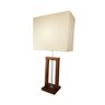 Abajur de Mesa Madeira Luminária Moderna 58cm com Cúpula A.R Iluminação - 2
