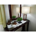 Ver imagem 3 de Abajur de Mesa Madeira Luminária Moderna 58cm com Cúpula A.R Iluminação