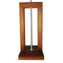 Ver imagem 4 de Abajur de Mesa Madeira Luminária Moderna 58cm com Cúpula A.R Iluminação