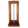 Abajur de Mesa Madeira Luminária Moderna 58cm com Cúpula A.R Iluminação - 4