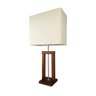 Abajur de Mesa Madeira Luminária Moderna 58cm com Cúpula A.R Iluminação - 5
