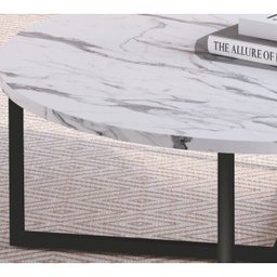 Mesa de Centro Aço Preto 27856 Linha Complementos Thassos Artesano - 3