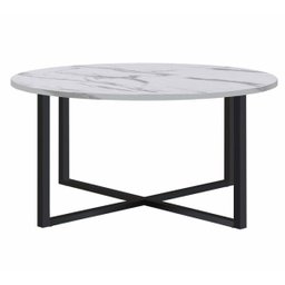 Mesa de Centro Aço Preto 27856 Linha Complementos Thassos Artesano - 1