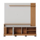 Ver imagem 5 de Rack com Painel para TV até 75 Polegadas com 2 Portas e Prateleiras Multimóveis Crcol-RCP025 Off