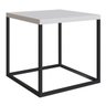 Mesa De Centro Ou Lateral Cube M 24802 Linha Complementos Preto Branco Artesano - 1