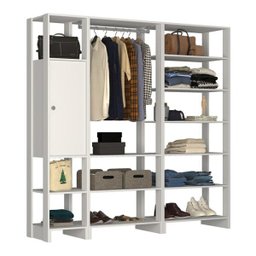 Guarda-roupa Closet 3 Peças Yes Ey101.103.107 Branco Nova Mobile - 1