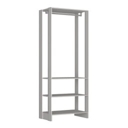 Guarda-roupa Closet 3 Peças Yes Ey101.103.107 Branco Nova Mobile - 4