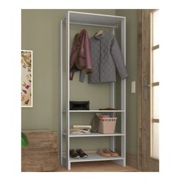 Guarda-roupa Closet 3 Peças Yes Ey101.103.107 Branco Nova Mobile - 5