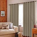 Ver imagem 3 de Cortina Pvc Blackout Corta Luz 280X250 Coleção Nova Admirare Cor: Avelã