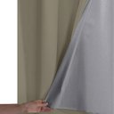 Ver imagem 2 de Cortina Pvc Blackout Corta Luz 280X250 Coleção Nova Admirare Cor: Avelã