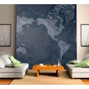 Ver imagem 3 de Papel de Parede Adesivo Mapa Mundi 2,50 x 3,00