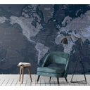 Ver imagem 1 de Papel de Parede Adesivo Mapa Mundi 2,50 x 3,00