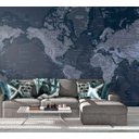 Ver imagem 2 de Papel de Parede Adesivo Mapa Mundi 2,50 x 3,00