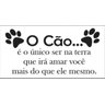 Adesivo Parede Pet Shop Cachorro Frase Patas Amor Amigo - 2