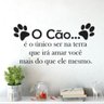 Adesivo Parede Pet Shop Cachorro Frase Patas Amor Amigo - 1